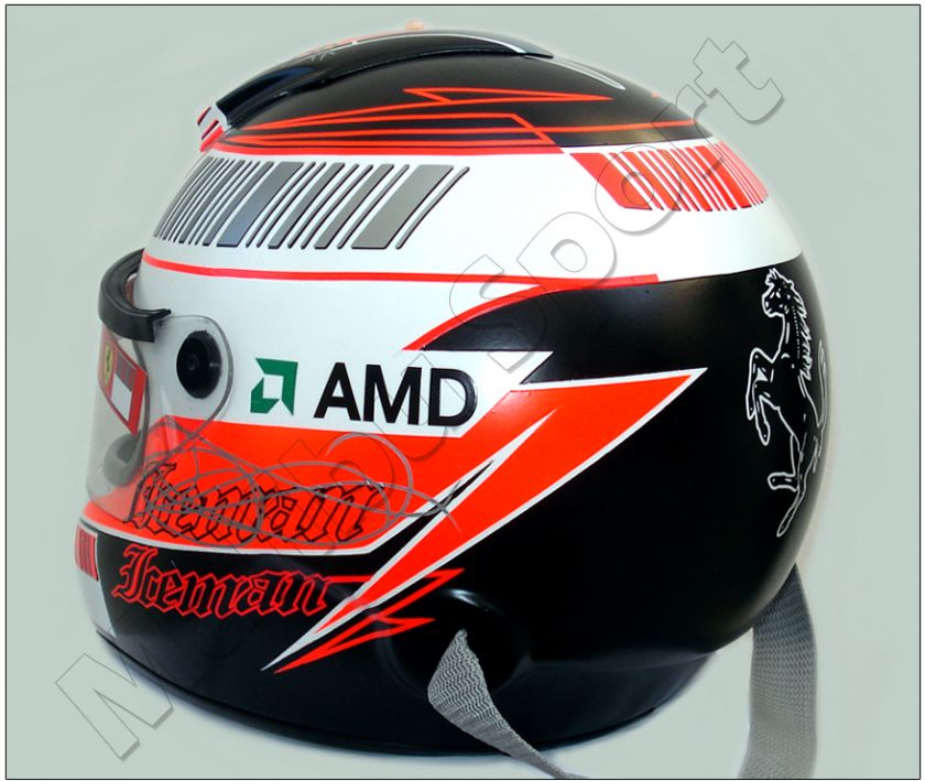 KIMI RAIKKONEN 2007 FORMULA 1 RF1 REPLICA HELMET 11  