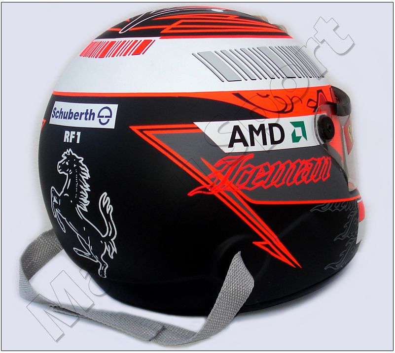 KIMI RAIKKONEN 2008 FORMULA 1 RF1 REPLICA HELMET 11  