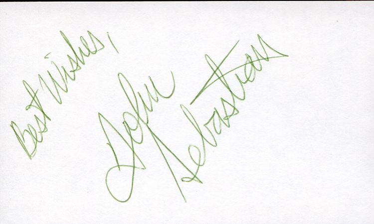 JOHN SEBASTIAN of the LOVIN SPOONFUL Autograph  