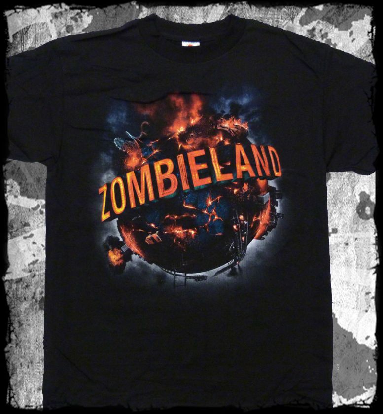 Zombieland   Movie Poster   official t shirt   FAST SHIPPING  