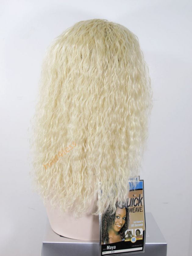 100% Human Hair Half Wig Outre Quck Weave HH MAYA  