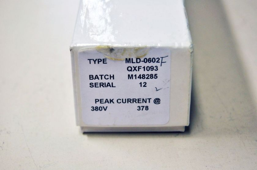 Unitek Miyachi MLD 0602 LW250 500 YAG Laser Flashlamp Lot Of 4  