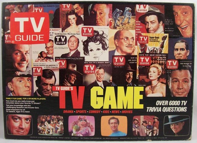 TV Guides TV Game TV Trivia 1984 Over 6000 TV Questions  