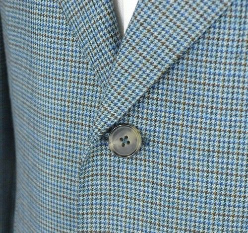 Ermenegildo Zegna 15milmil15 Blue Check Sport Coat 42S NEW $1795 