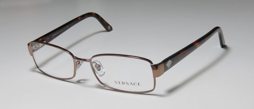 NEW VERSACE 1177 52 16 135 BROWN/TORTOISE EYEGLASS/GLASSES/FRAMES FAST 