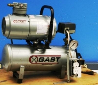 GAST 1HAB 11T M100X 2 Gallon Compressed Air System  