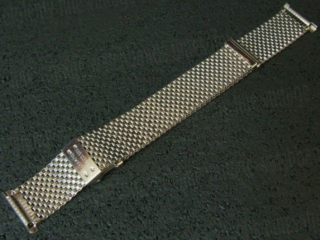 Unused NOS 19mm 3/4 JB Champion USA Stainless Steel Mesh Vintage 