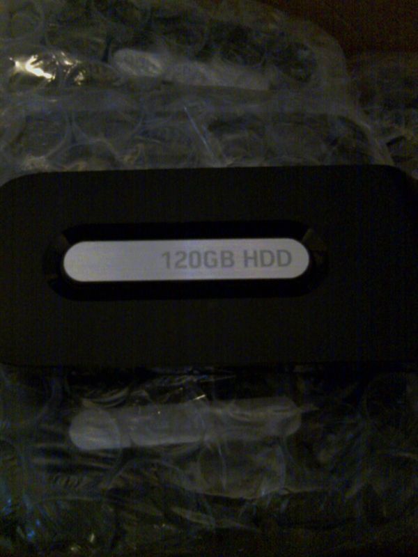 Genuine Microsoft Xbox360 120GB Hard Drives Black Case  