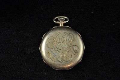 VINTAGE 12S ELGIN DECAGON POCKETWATCH GRADE 315 RUNNING  