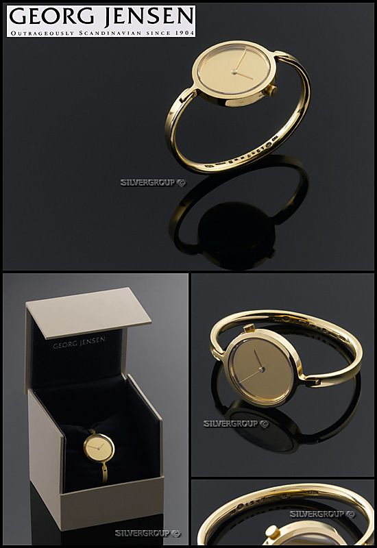 Georg Jensen Gold Ladies Watch # 1337   VIVIANNA  