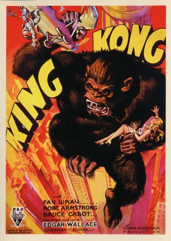 King Kong (1933) 27 x 40 Movie Poster Style C