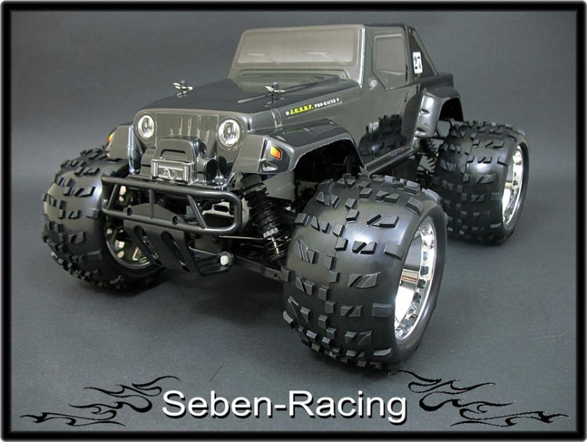 Seben 1/8 Nitro Monster 30cxp MV3 MK52 2.4GHZ RTR 4WD  