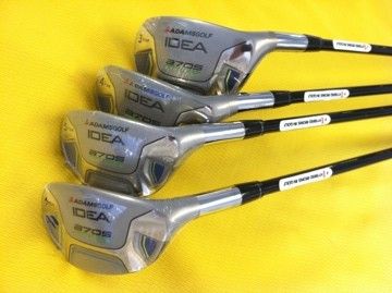 NEW RH Adams A7OS Max Hybrid Iron set 3 PW Graphite/Steel Regular Flex 