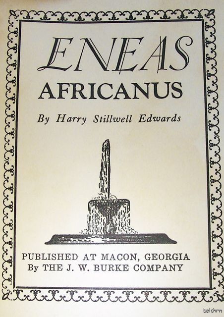 Eneas Africanus   Harry Stillwell Edwards   1920   Ships Free U.S 