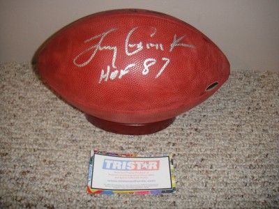 LARRY CSONKA AUTO AUTOGRAPHED SIGNED FOOTBALL TRISTAR  