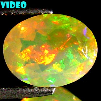 18Ct Terrific Multicolor Flashing Australian 100%Natural Rainbow 