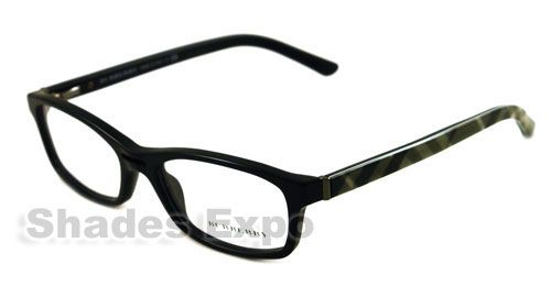 NEW Burberry EYEGLASSES BE 2087 BLACK 3240 BE2087 AUTH  