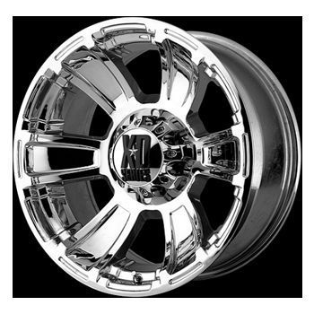 17X9 KMC XD XD796 CHROME RIMS  