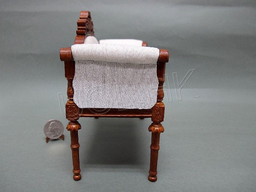 Miniature couch for barbie or 16 scale doll  