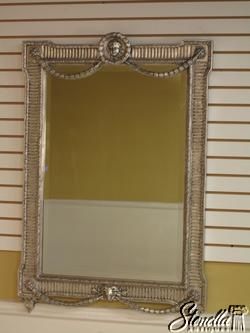 2434 FRIEDMAN BROTHERS Silver Decorated Mirror with Face  