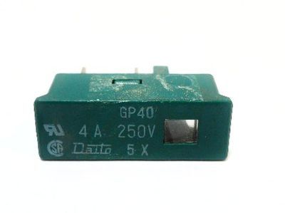 DAITO GP40 GREEN ALARM FUSES 4A 250V BAG WITH 5 PCS  