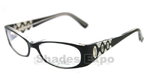 NEW EMILIO PUCCI EYEGLASSES RX EP 2604R BLACK 2604 965  