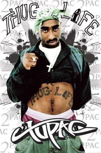 TUPAC SHAKUR   PERSONALITY POSTER (THUG LIFE)  