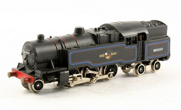 WRENN N GAUGE BR BLACK 2 6 4 80033 STEAM LOCOMOTIVE  