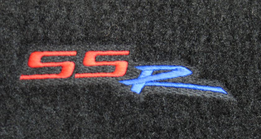 This is a close up of the SSR embroidery. This logo has the SS in red 