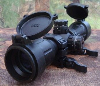 Leapers 4x32 CQB Long Eye Relief Compact Rifle Scope + QD Picatinny 