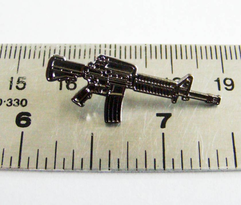 Machine Gun Novelty Push Pin Lapel Pin  