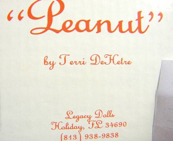 Terri DeHetre 20 Vinyl Doll Peanut Legacy Dolls # 345  
