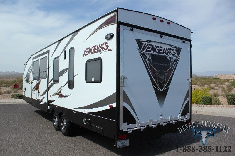 2012 WOLF PACK VENGEANCE 300 SINGLE SLIDE TOY HAULER BRAND NEW 2012 