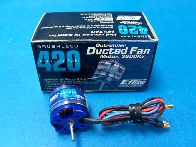   Fan DF Brushless Outrunner Motor 3800Kv R/C Jet EFLM1340DF  