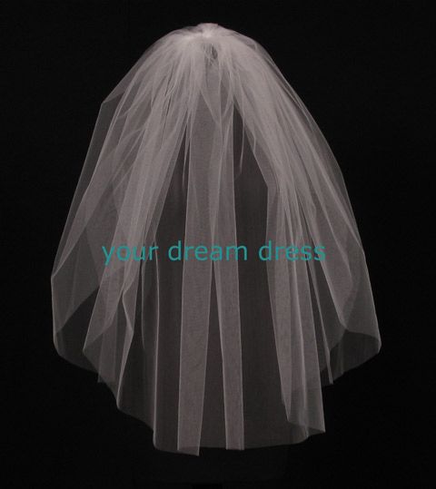 BRIDAL ELBOW LENGTH VEIL S416VL DIAMOND WHITE $62  