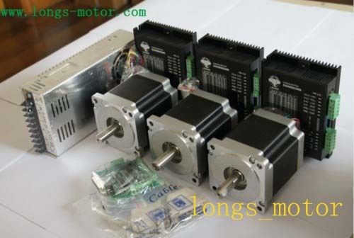 Axis Nema 34 Stepper Motor 880OZ In &Control CNC Mill  