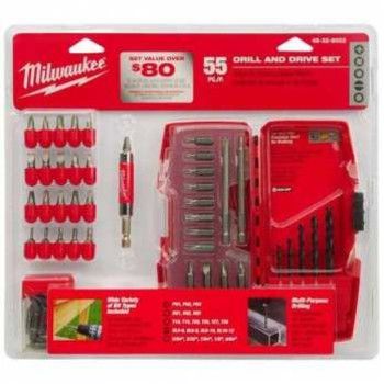 Milwaukee 55 Piece Drill and Drive Set 48 32 8002 NEW  