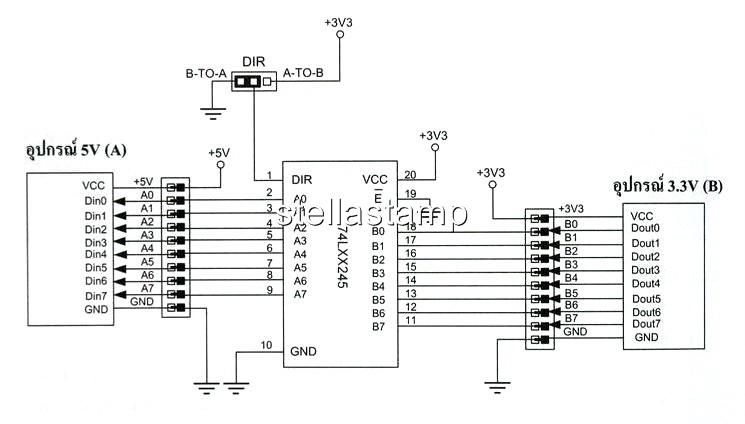 LOGIC LEVEL SHIFTER 3V 5V