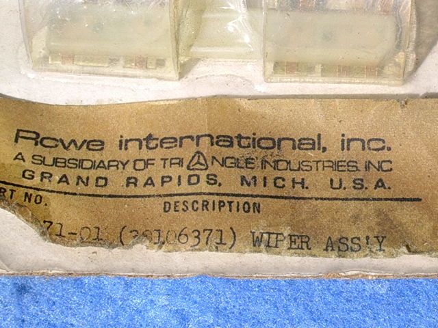 AMI / Rowe Search Unit contacts # 30106371 New Old Stock  