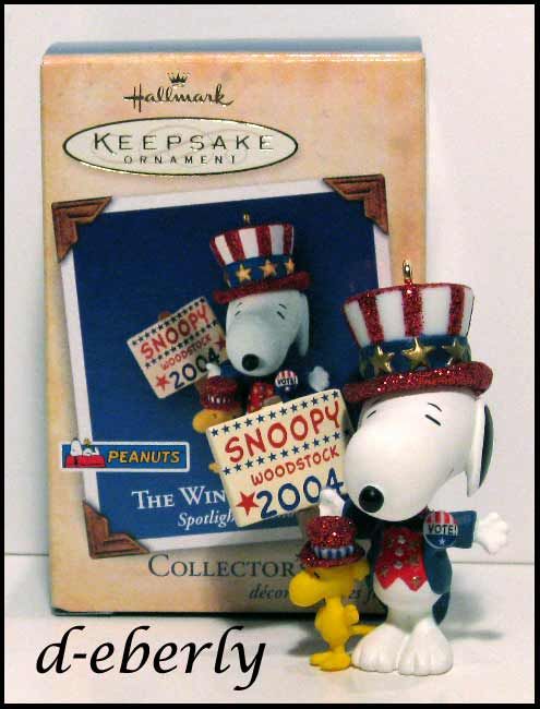 2004 SNOOPY~WOODSTOCK~Hallmark~WINNING TICKET~SPOTLIGHT  