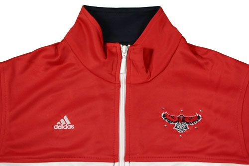 ATLANTA HAWKS WOMENS ON COURT TRACK JACKET NBA NEW L  