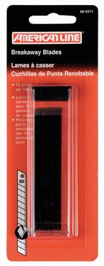 Snap Off Blades   13 Point   50 Blades in Storage Tube