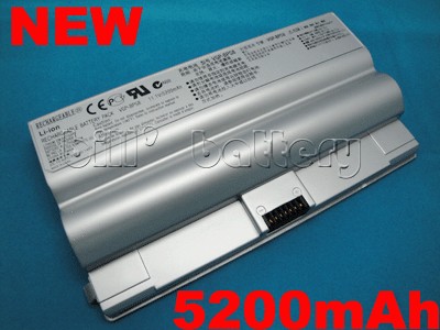 5200mAh Battery SONY VGP BPS8 VGP BPS8A VGN FZ Laptop  