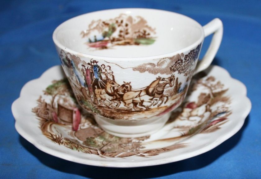 Ridgway Coaching Days Coaching Ways Cup and Saucer (s)  