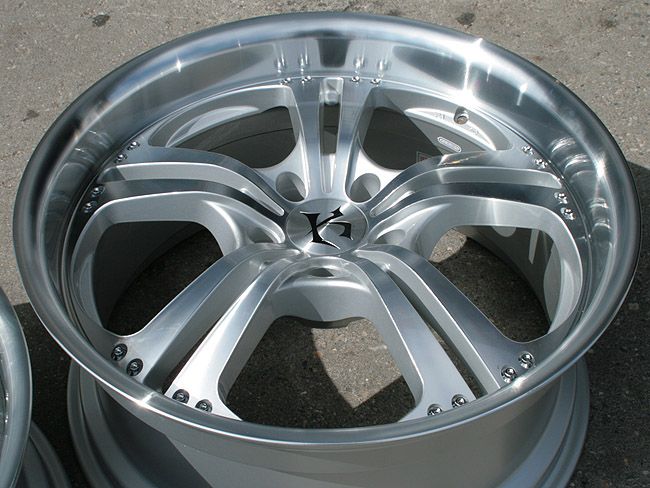 RVM 587 20 SILVER RIMS WHEELS BENZ E420 E500 STAG  