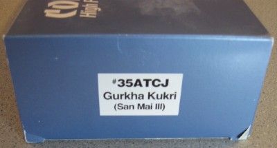 BRAND NEW IN BOX Cold Steel 35ATCJ Gurkha Kukri VG 1 San Mai Fixed 