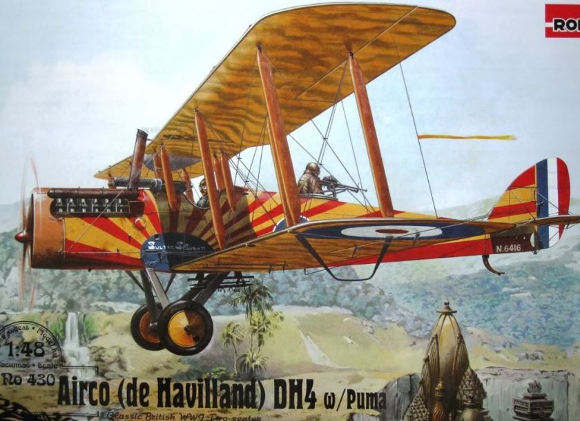 AIRCO DE HAVILLAND DH4 PUMA RODEN 430 148 NEW KIT  