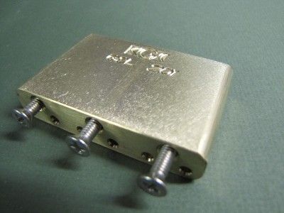 KGC BRASS TREMOLO BLOCK = SUSTAIN, TONE, STABILITY and BLING 