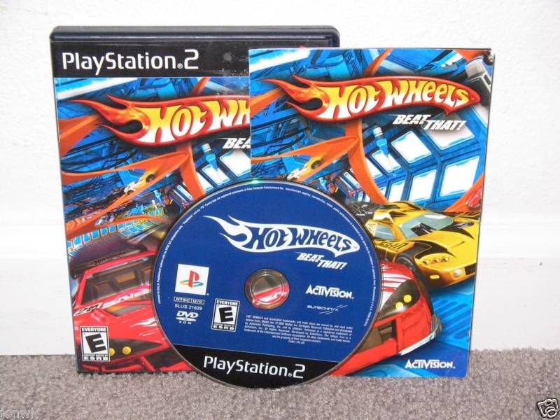 HOT WHEELS BEAT THAT CIB   Playstation 2 PS2 047875754270  