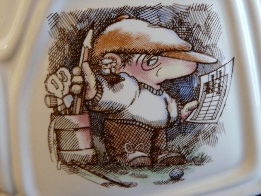 VINTAGE GOLF MUG / PENCIL HOLDER FuNnY  